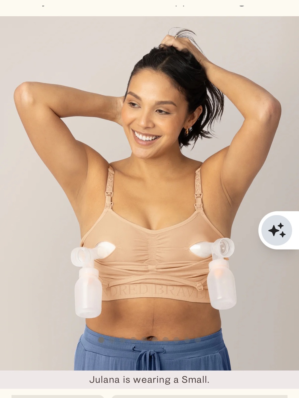 Kindred Bravely Mauve Nursing & Pumping Wireless Bra - Picture 3 of 8